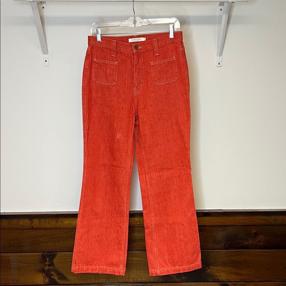 Christy‎ Dawn Orange Denim Pants- 29